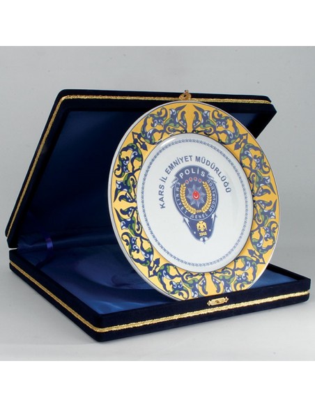 Desenli Tabak Plaket