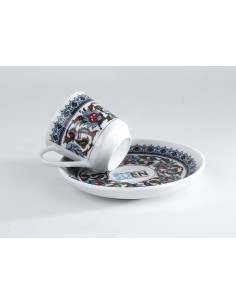 Topkapı Coffee Cup Set with Coffee Pot - Velvet Boxed 2