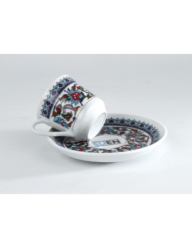 Topkapı Coffee Cup Set with Coffee Pot - Velvet...