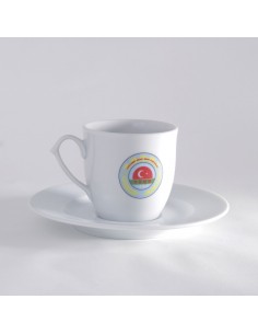 Set of 2 Porcelain Coffee Cups - Luxury Boxed 2