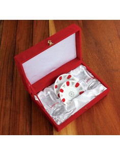 İkili Acem Çay Seti - Kadife Kutulu